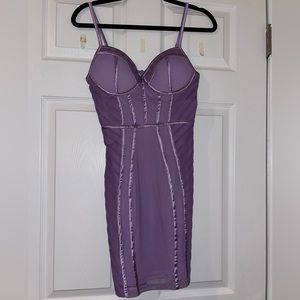 Purple dress with ZIipper